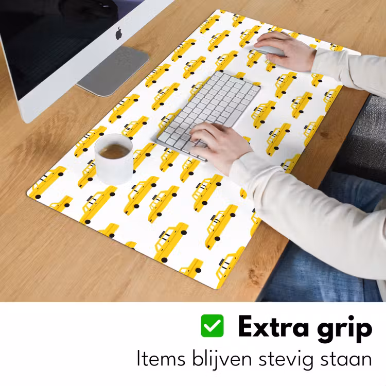 Taxi - Iconisch - Geel Muismat XXL klein 681 -sfeer3