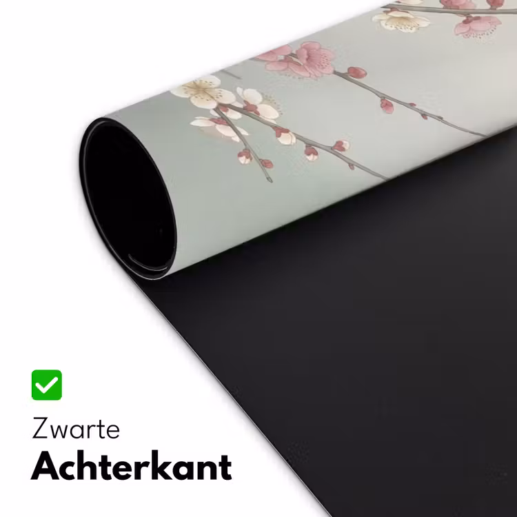 Kersen - Bloesem - Groen Muismat XXL klein -sfeer2