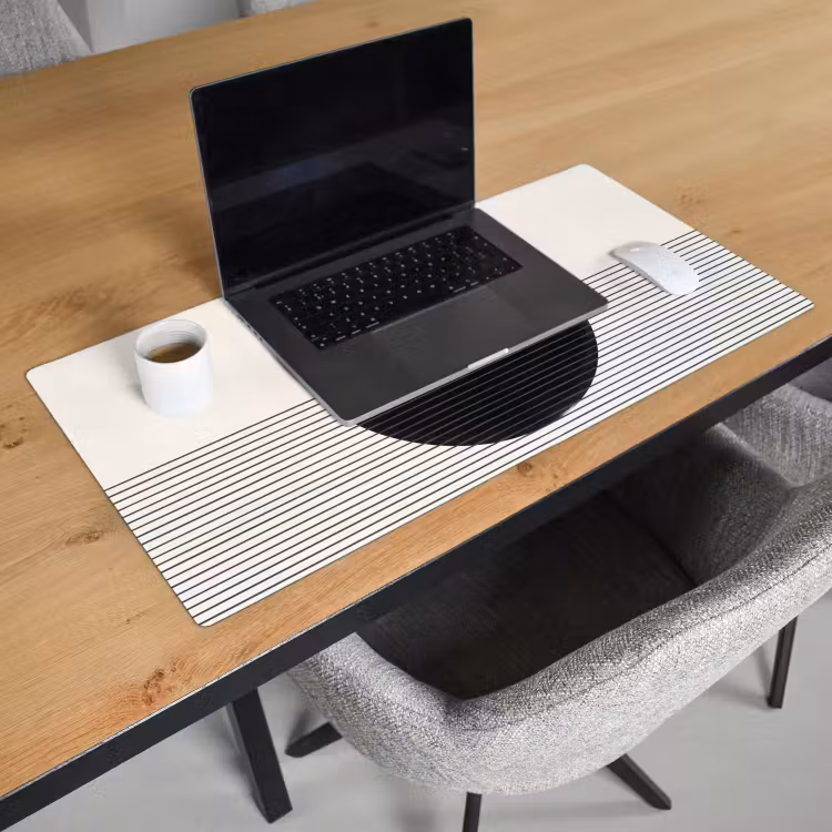 Desk Mat - Circle - Lines - Abstract - Cirkel - Lijnen - Abstract Muismat XXL klein