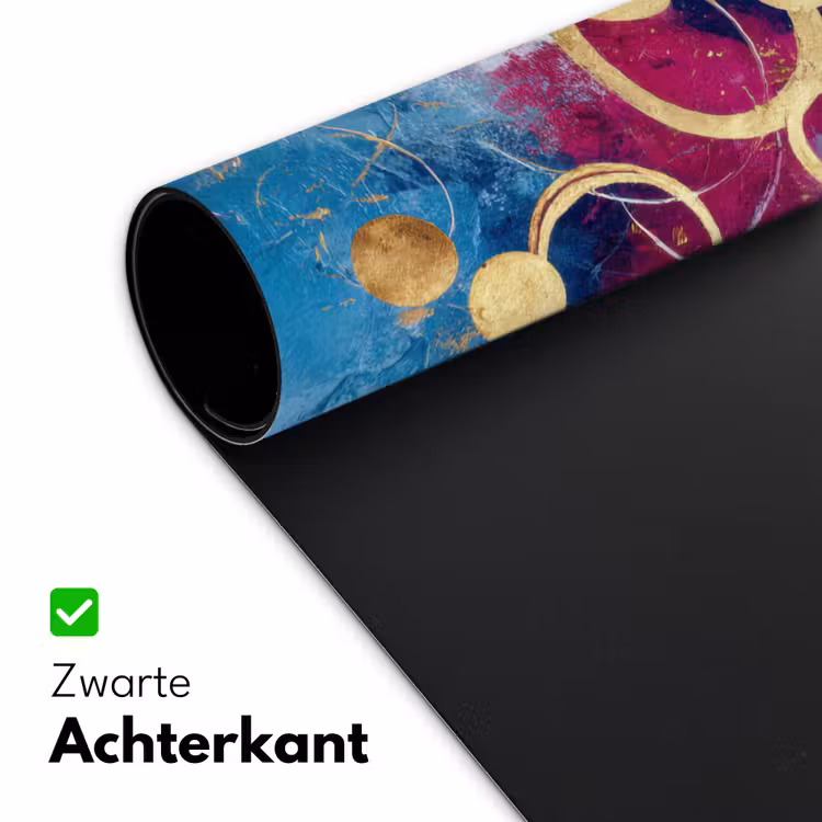 Cirkels - Goud - Abstract Muismat XXL klein -sfeer2