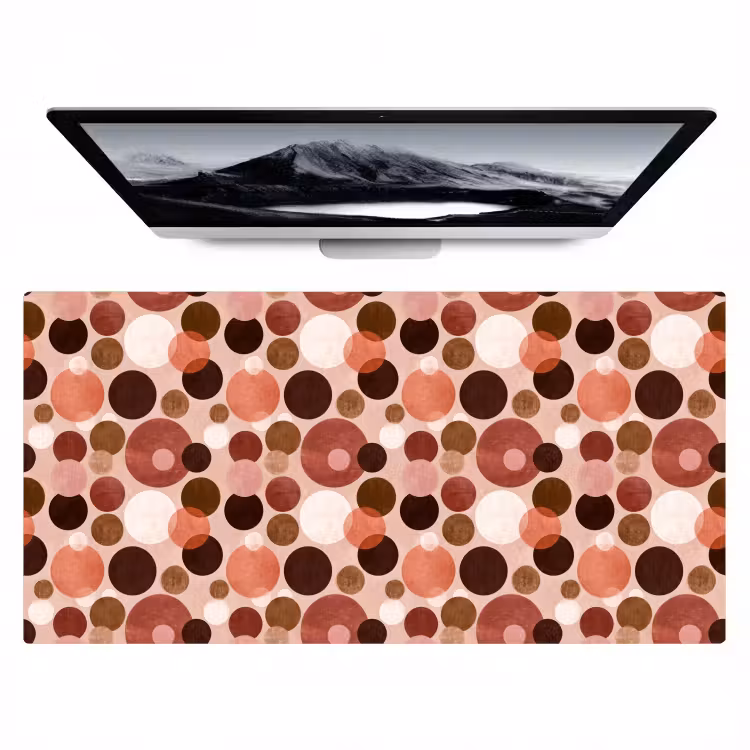 Cirkels - Modern - Kleurrijk Muismat XXL klein 681 -zzz3d