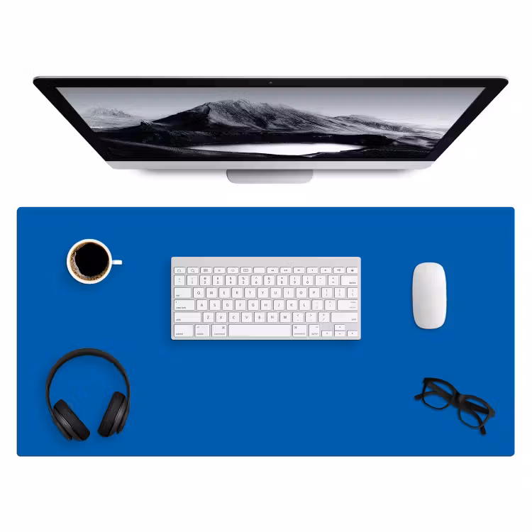 Classic - Azure - Blauw Muismat XXL klein 681 -3d