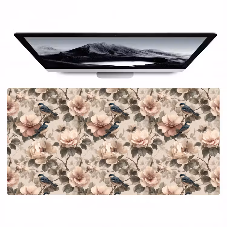 Klassiek - Vogels - Kleurrijk Muismat XXL klein 681 -zzz3d