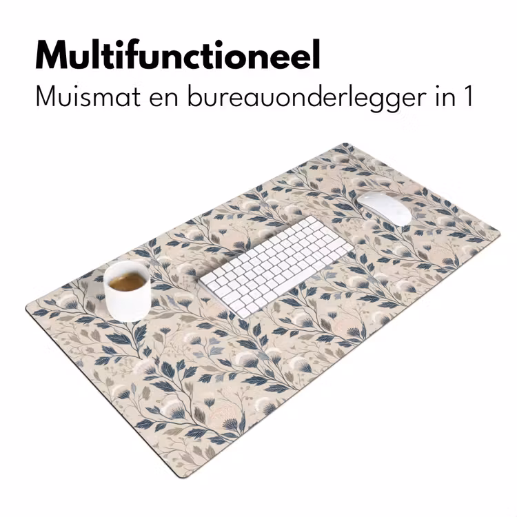 Klassiek - Botanisch - Kleurrijk Muismat XXL klein 681 -sfeer4