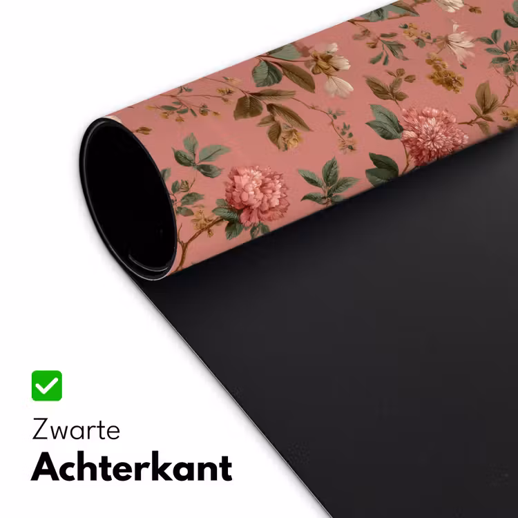 Klassiek - Botanisch - Roze Muismat XXL klein 681 -sfeer2