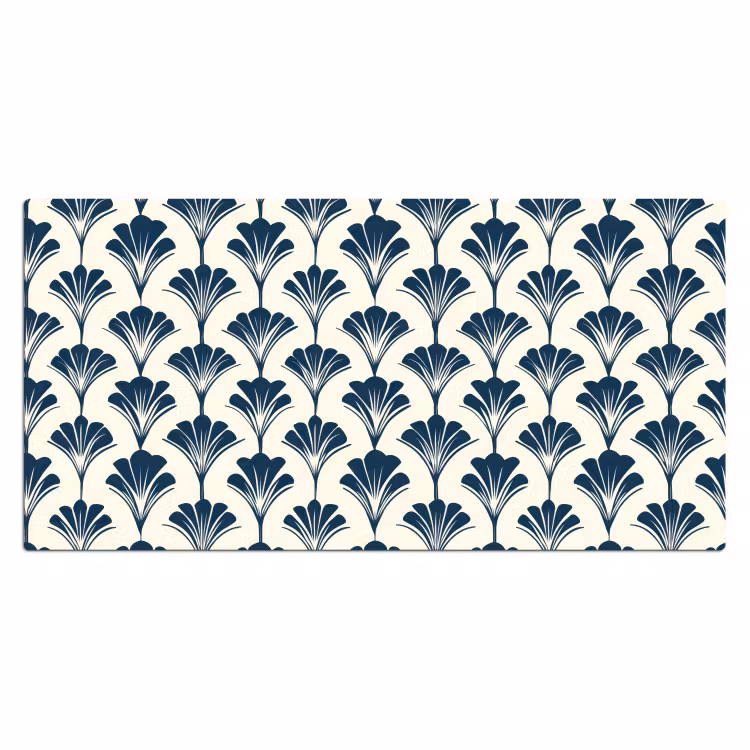 Klassiek - Motief - Blauw Muismat XXL klein 681 -3d_leeg