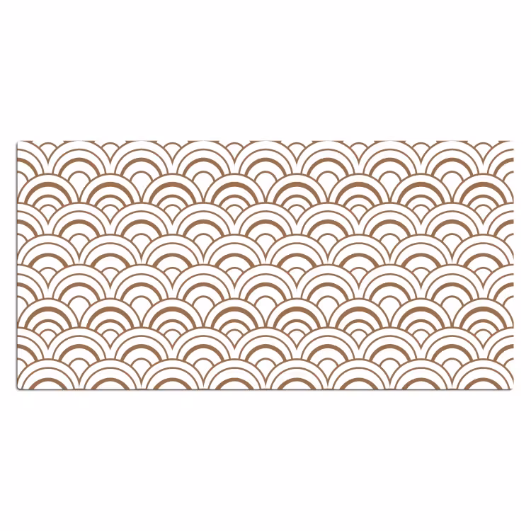 Klassiek - Motief - Terracotta Muismat XXL klein 681 -3d_leeg