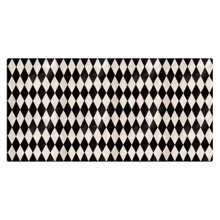Klassiek - Patroon - Zwart Muismat XXL klein 681 -3d_leeg