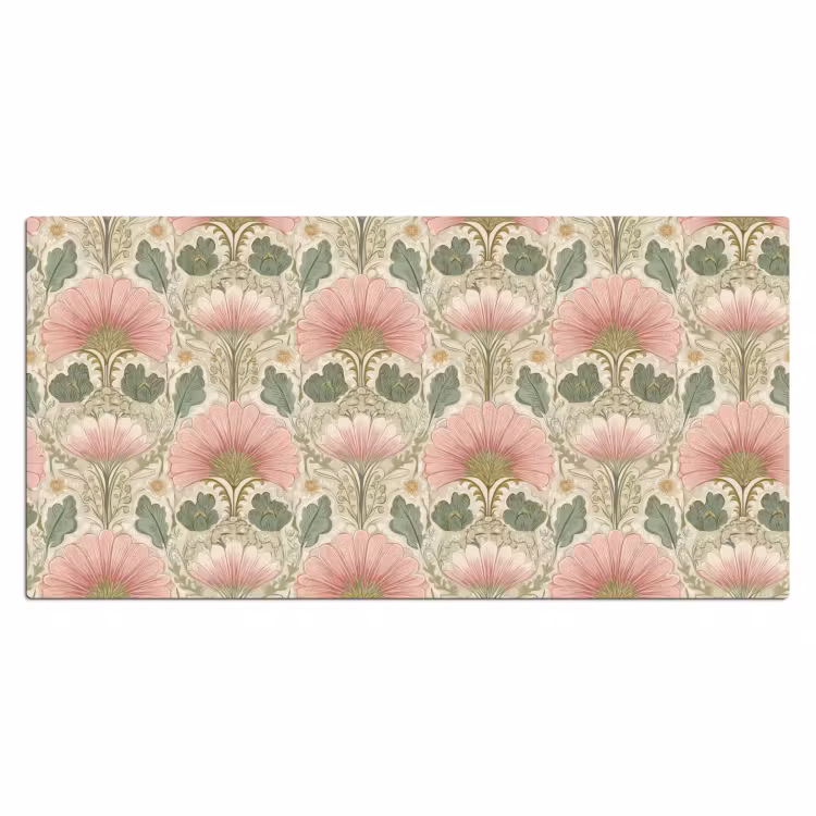 Klassiek - Patroon - Roze Muismat XXL klein 681 -3d_leeg