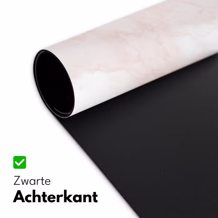 Wolkenstructuur - Roze - Marmer Muismat XXL klein 681 -sfeer2