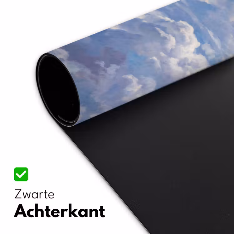 Wolken - Lucht - Natuur - Abstract - Blauw Muismat XXL klein -sfeer2