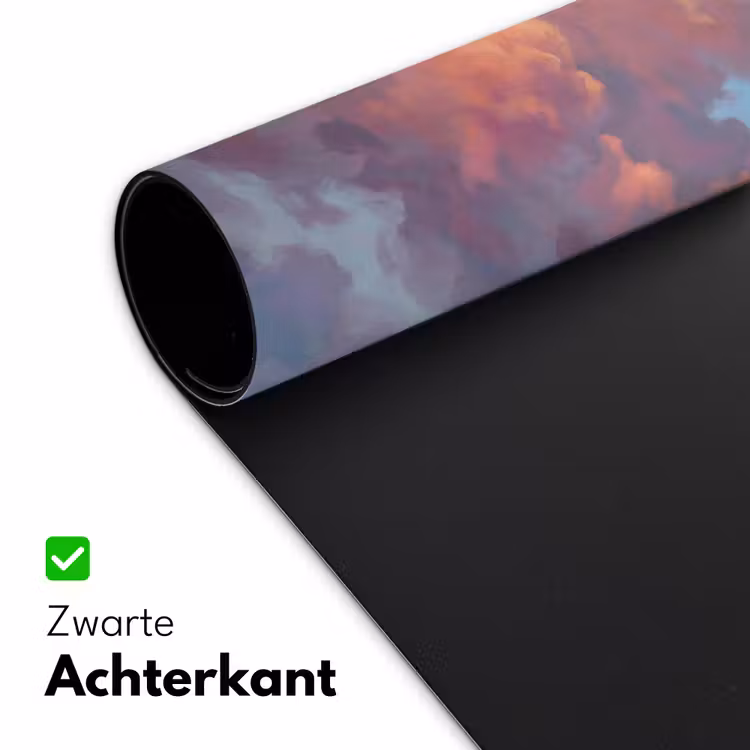 Wolken - Lucht - Natuur - Abstract - Kleurrijk Muismat XXL klein -sfeer2