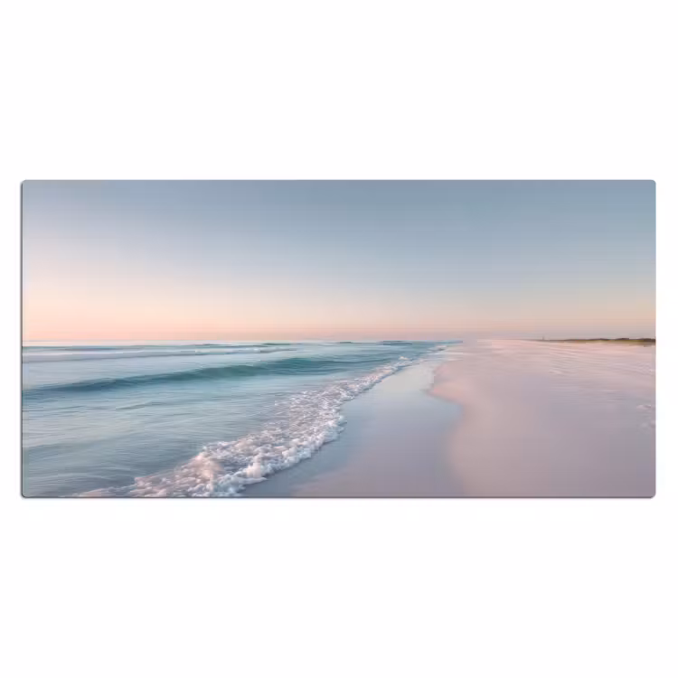 Kustlijn - Pastel - water Muismat XXL klein -3d_leeg