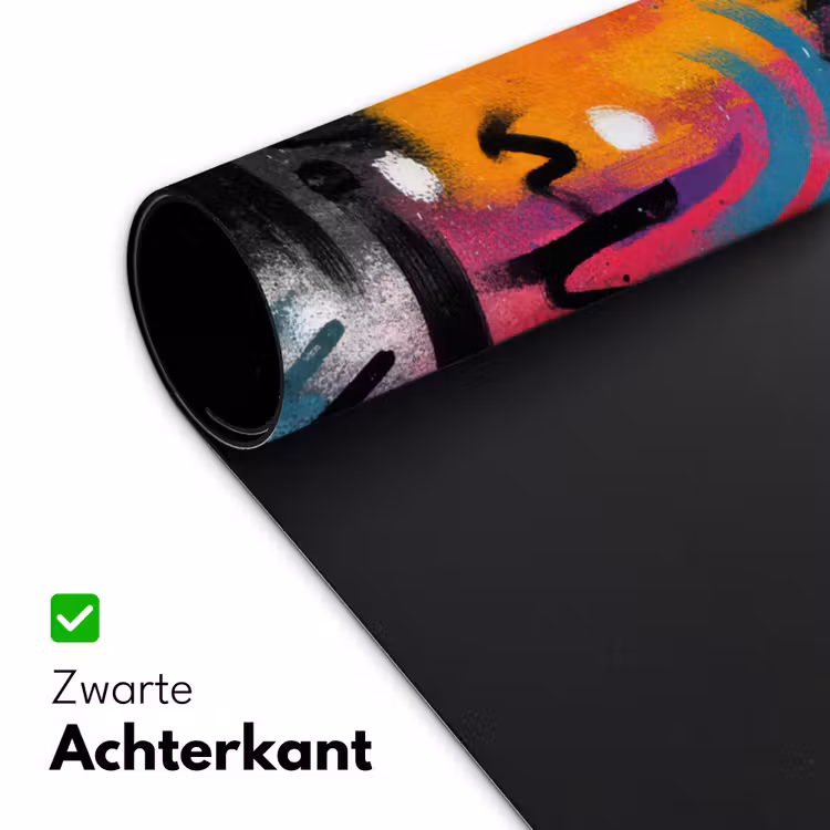 Kleurvlakken - Vormen - Kleurrijk - Abstract Muismat XXL klein -sfeer2