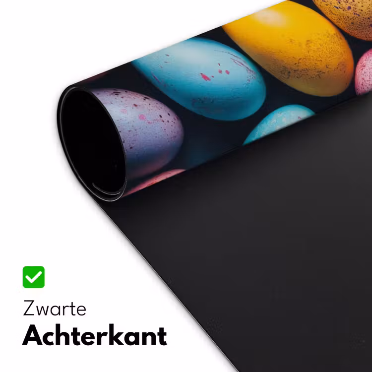 Kleurrijk - Paaseitjes - Spetters Muismat XXL klein -sfeer2