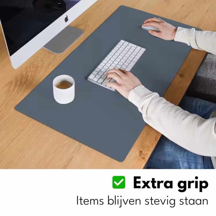 Kleuren - Blauw - Interieur Muismat XXL klein -sfeer3