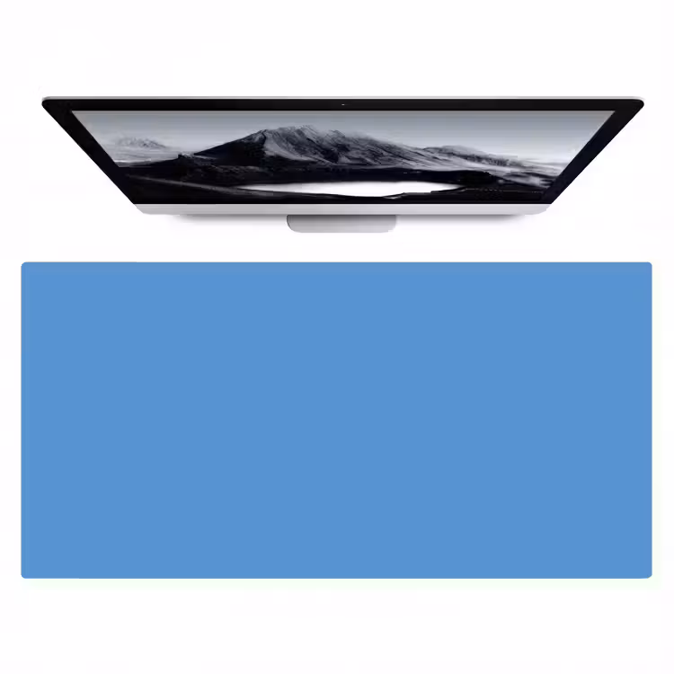 Cornflower - Blue - Blauw Muismat XXL klein 681 -zzz3d