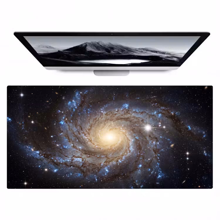 Kosmos - Sterrenstelsel - Donker Muismat XXL klein -zzz3d