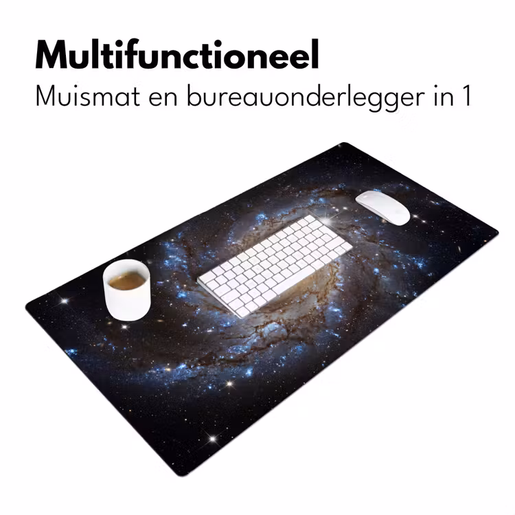 Kosmos - Sterrenstelsel - Donker Muismat XXL klein -sfeer4