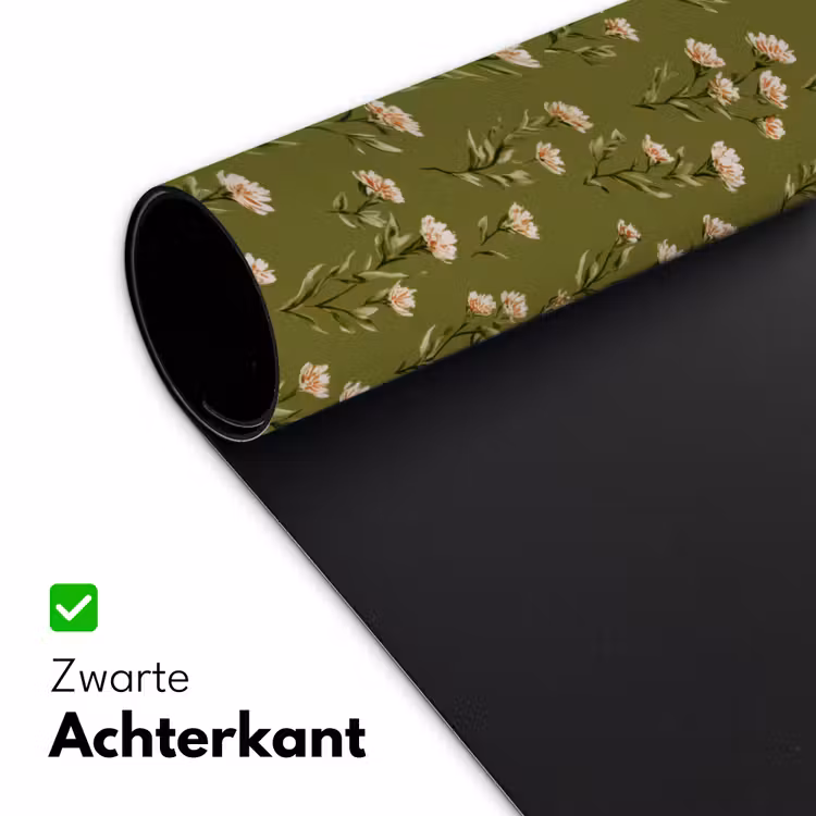 Landelijk - Bloemen - Groen Muismat XXL klein 681 -sfeer2