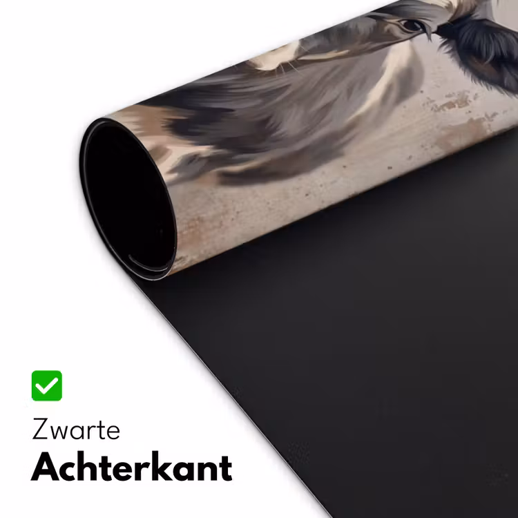 Koe - Portret - Dieren - Modern Muismat XXL klein -sfeer2
