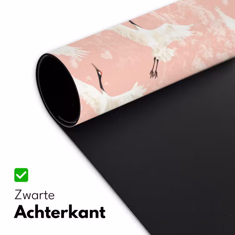 Kraanvogels - Bloesem - Roze Muismat XXL klein 681 -sfeer2