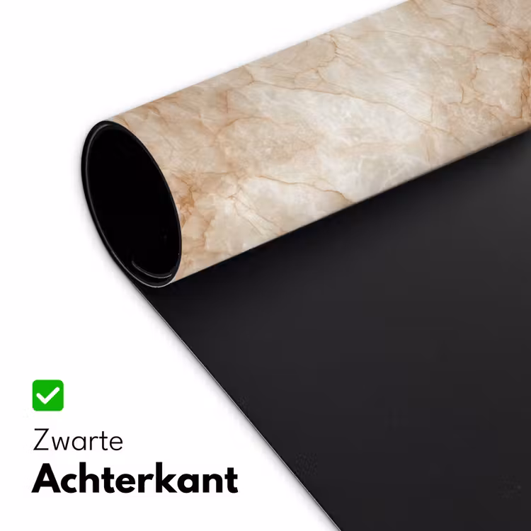 Kristalstructuur - Bruin - Marmer Muismat XXL klein 681 -sfeer2