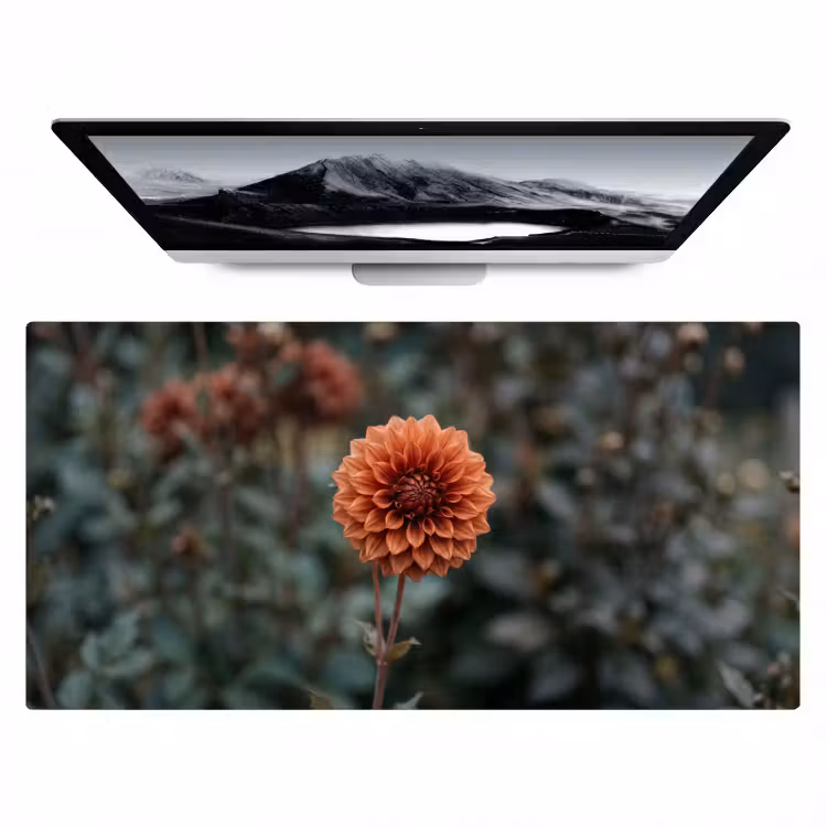 Dahlia - Bloem - Natuur - Sfeervol Muismat XXL klein -zzz3d