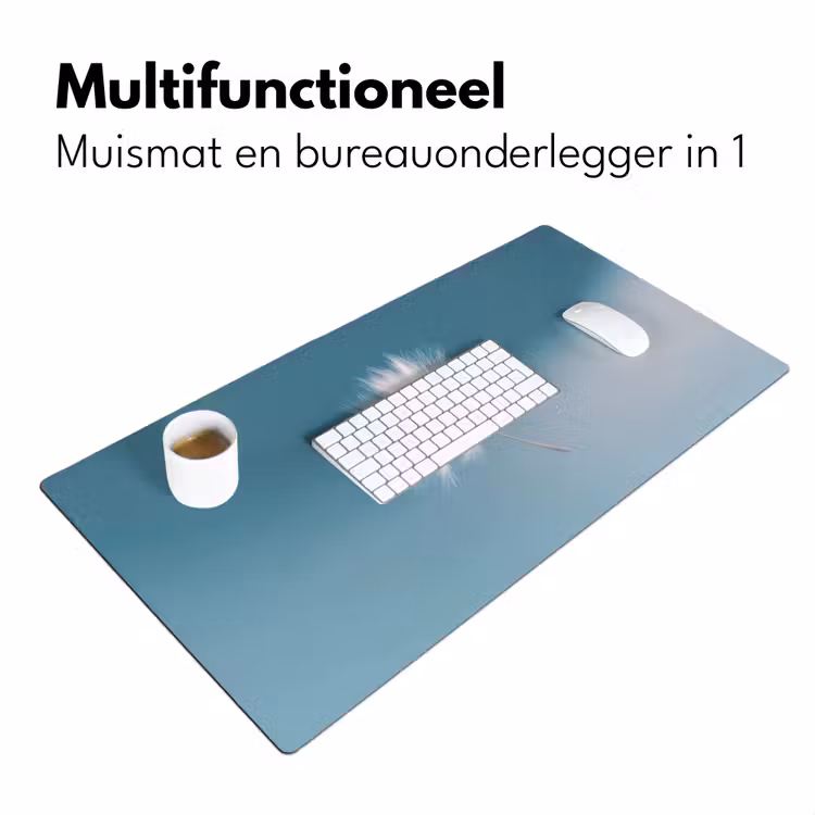 Paardenbloempluisje - Blauw - Lucht Muismat XXL klein -sfeer4
