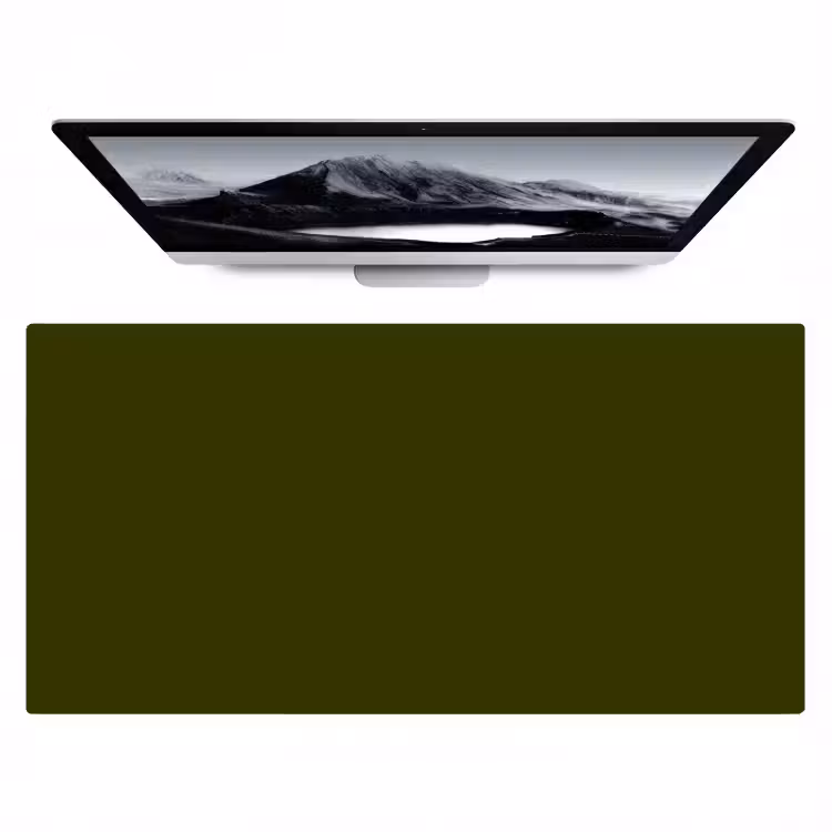 Dark - Olive - Groen Muismat XXL klein 681 -zzz3d