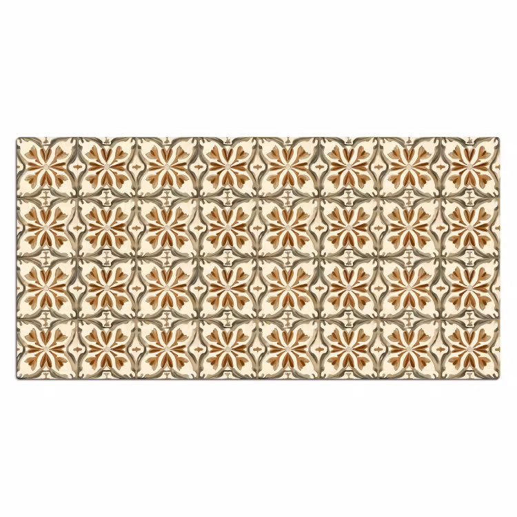 Siertegel - Patroon - Bruin Muismat XXL klein 681 -3d_leeg