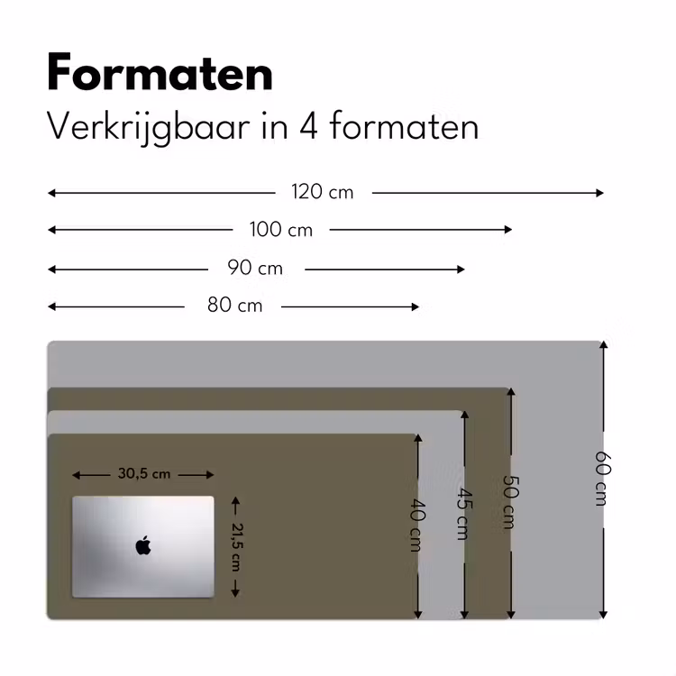 Deep - Khaki - Groen Muismat XXL klein 681 -sfeer5
