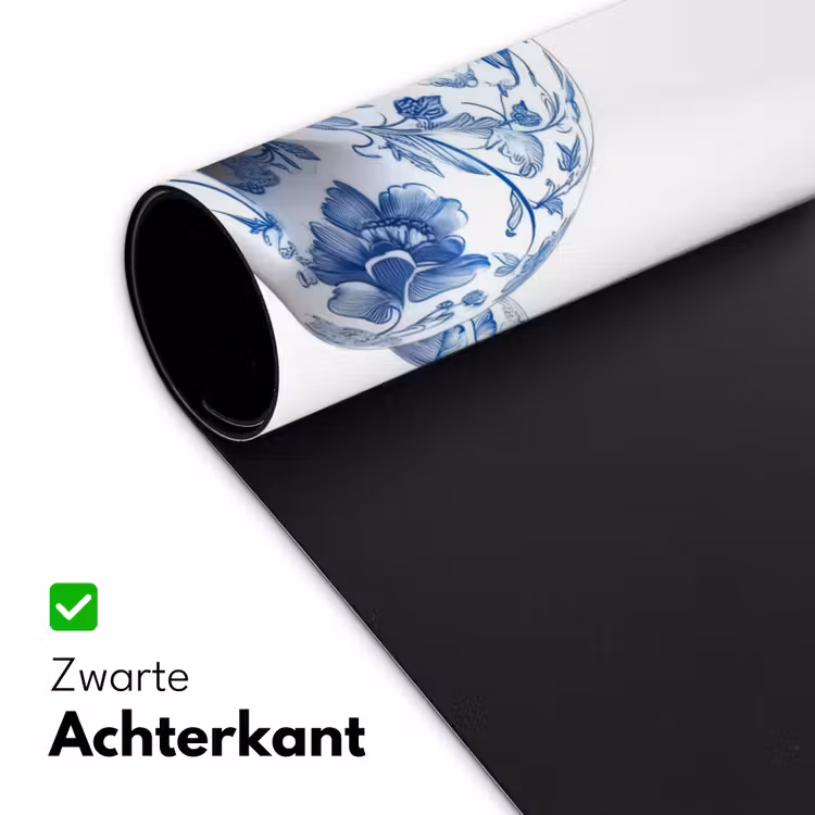 Delftsblauw - Haasje - Wit Muismat XXL klein -sfeer2