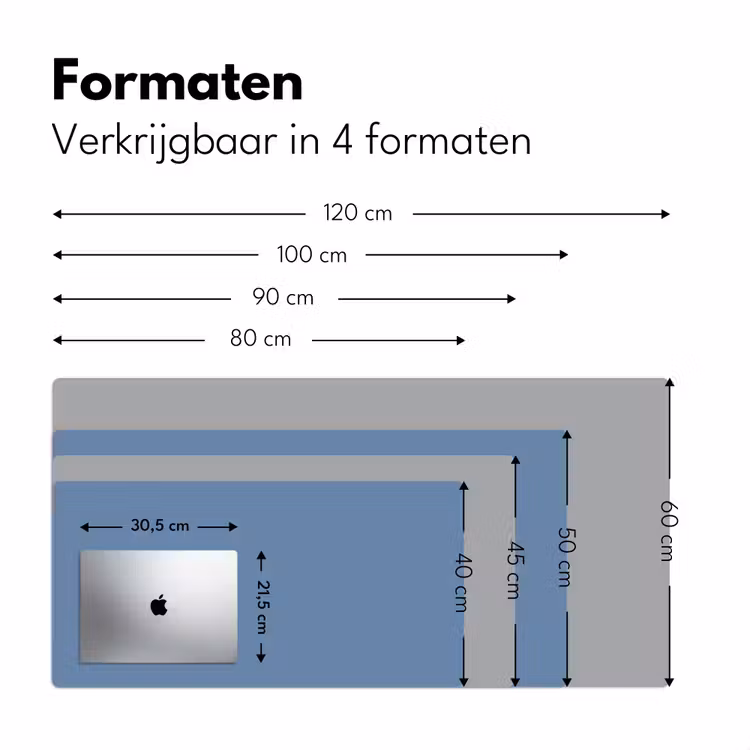 Denim - Breeze - Blauw Muismat XXL klein 681 -sfeer5