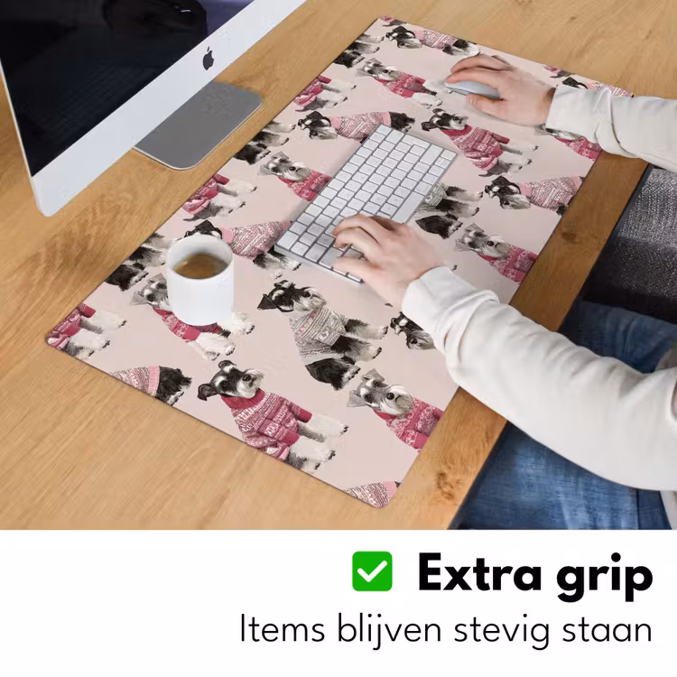 Honden - Truien - Rood Muismat XXL klein 681 -sfeer3