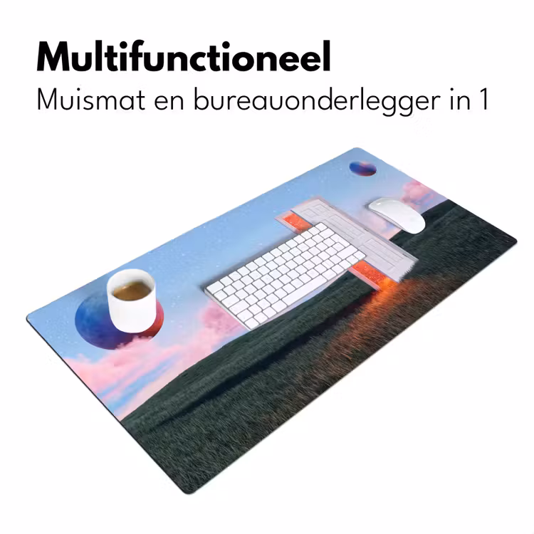 Desk Mat - Door - Fantasy - Space - Deur - Fantasie - Ruimte Muismat XXL klein