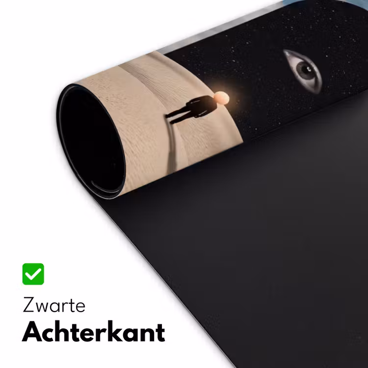 Desk Mat - Dream - Desert - Eye - Droom - Woestijn - Oog Muismat XXL klein