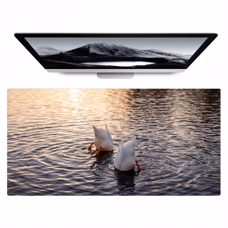 Eenden - Water - Natuur Muismat XXL klein -zzz3d