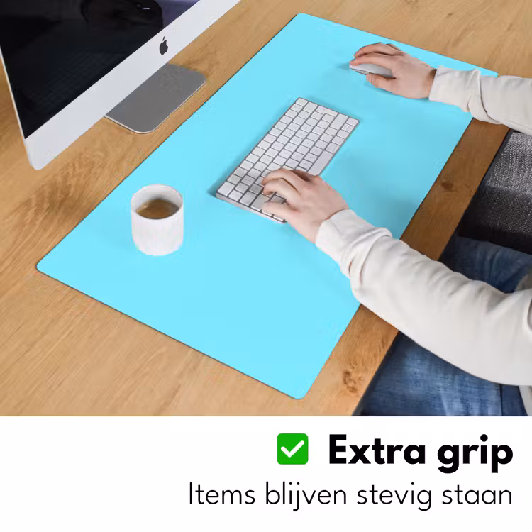 Electric - Cyan - Blauw Muismat XXL klein 681 -sfeer3