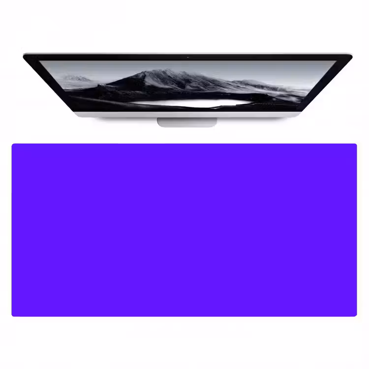 Electric - Indigo - Paars Muismat XXL klein 681 -zzz3d
