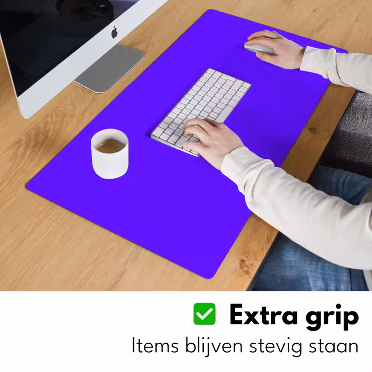 Electric - Indigo - Paars Muismat XXL klein 681 -sfeer3