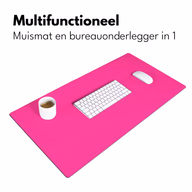 Electric - Magenta - Roze Muismat XXL klein 681 -sfeer4