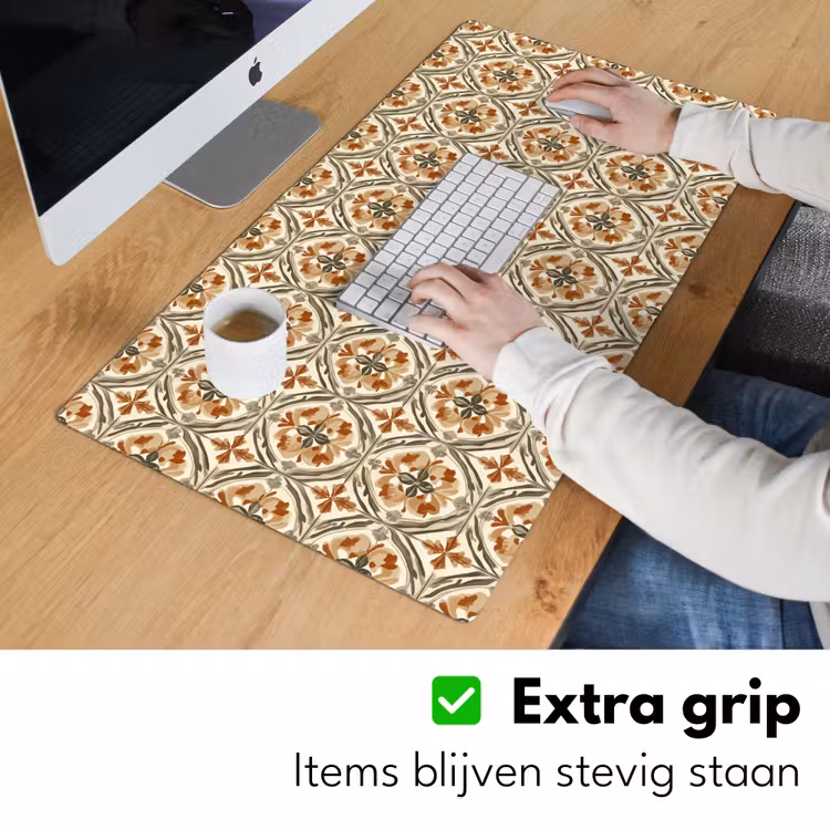 Elegant - Antiek - Kleurrijk Muismat XXL klein 681 -sfeer3