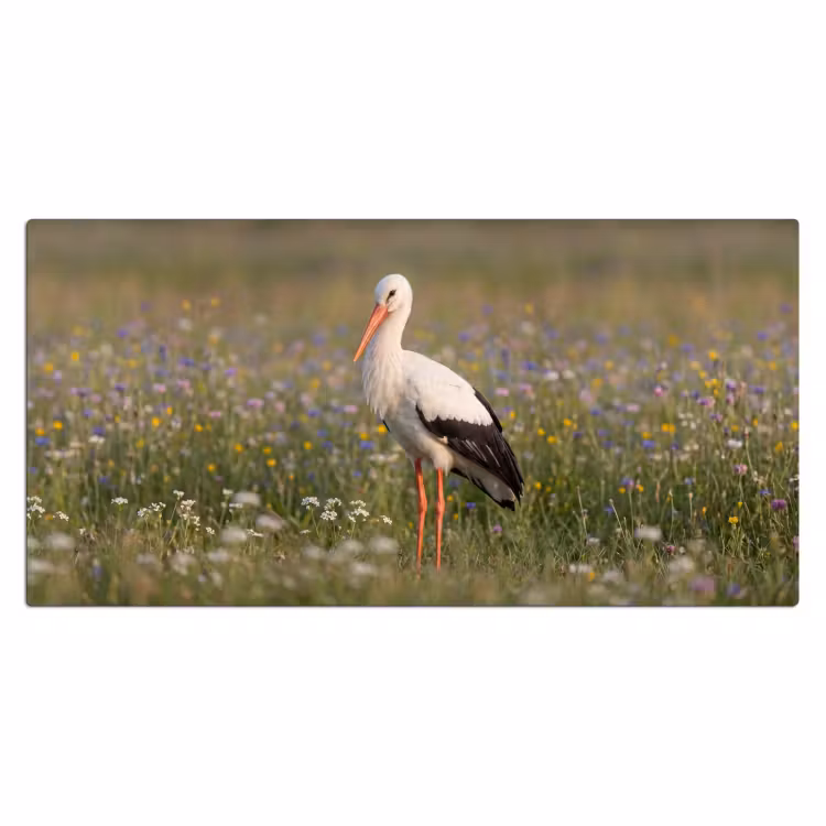 Ooienvaar - Bloemen - Weide - Kleurrijk Muismat XXL klein -3d_leeg