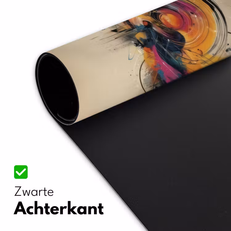 Explosie - Kleurrijk - Vormen - Abstract Muismat XXL klein -sfeer2
