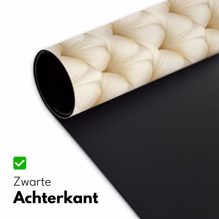 Waaier - Motief - Goud Muismat XXL klein 681 -sfeer2