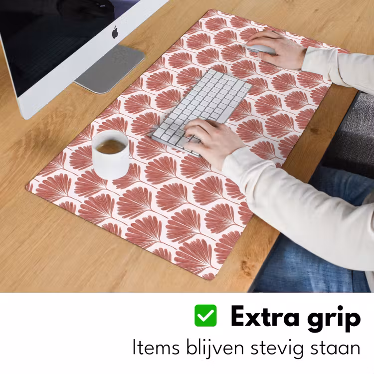 Waaier - Motief - Terra Muismat XXL klein 681 -sfeer3