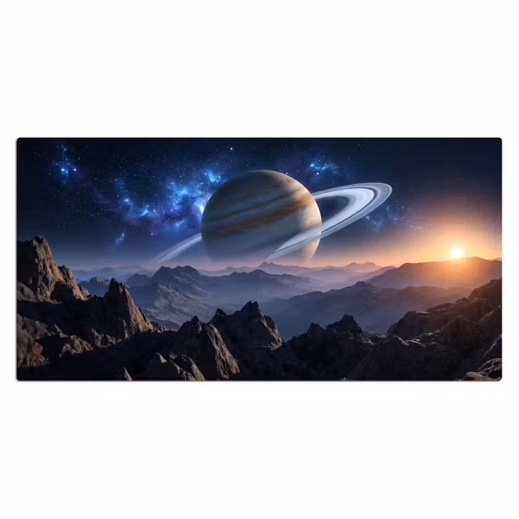Fantasy - Kosmos - Landschap Muismat XXL klein -3d_leeg