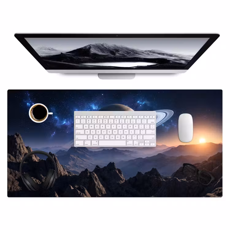 Fantasy - Kosmos - Landschap Muismat XXL klein -3d