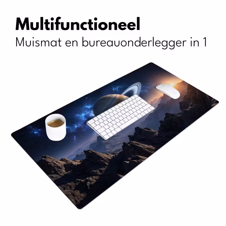 Fantasy - Kosmos - Landschap Muismat XXL klein -sfeer4